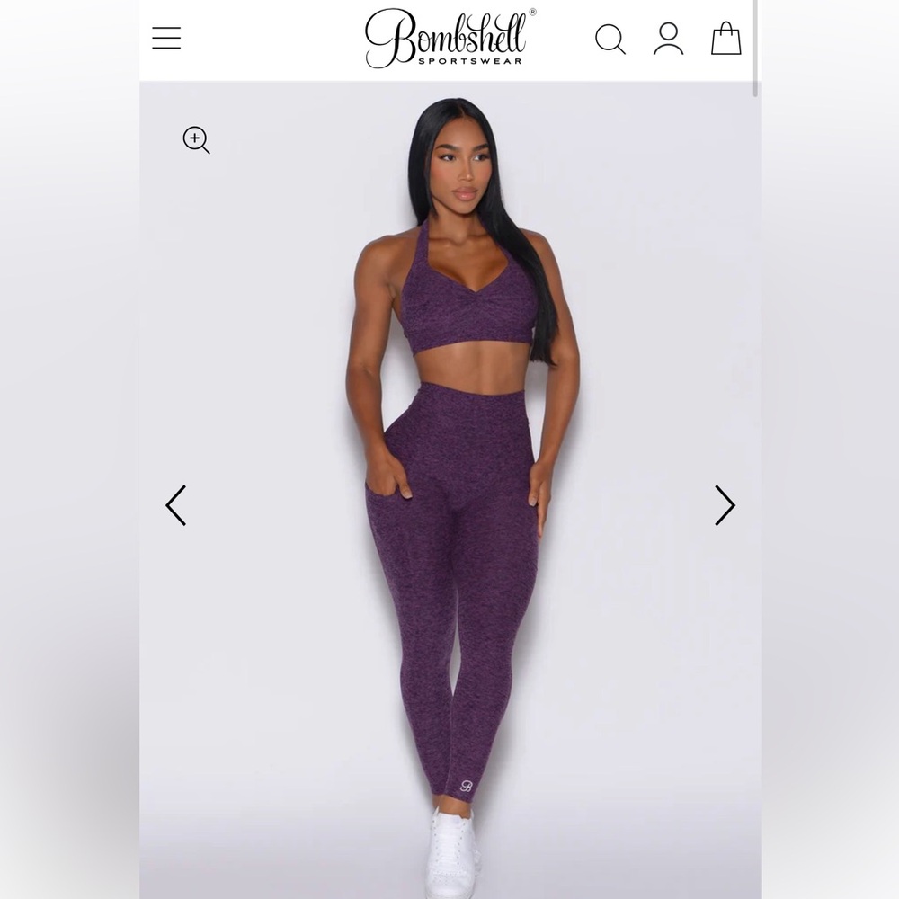 Bombshell Sportswear V-Back Leggings